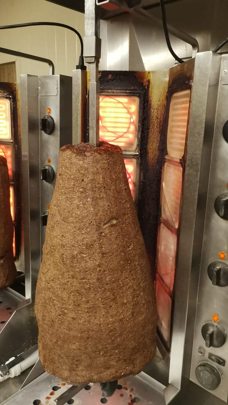 Kebabvarras grillissä